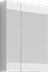 Зеркальный шкаф Бриг 60 см, белый Br.04.06/W