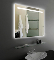 Зеркало Hardy 1000х700 подсветка,стандарт тёплая, подогрев, сенсор на касание