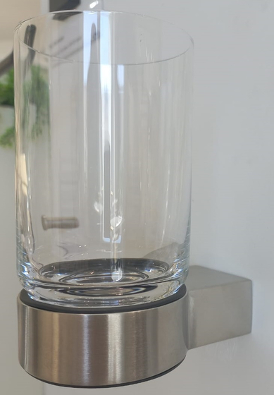 Стакан с держателем Keuco Plan Inox 14950 079000