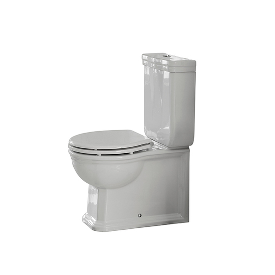 Унитаз Noken Antic 100232042 напольный, бачок хром/белый 100232022, крышка белый/хром 100233988