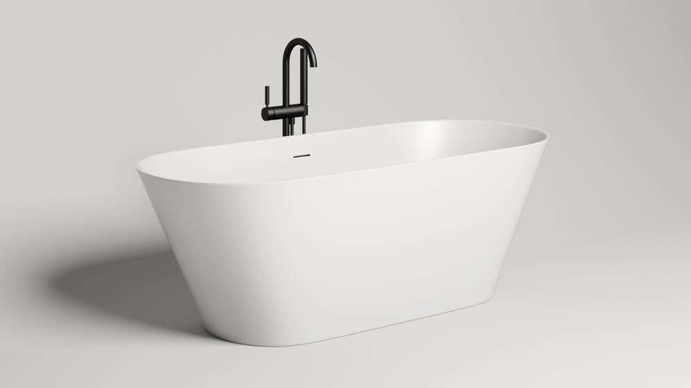 Ванна отдельностоящая Mona, Solix, 169,5 x72,5 x 58,2 мм, белая, 102922M