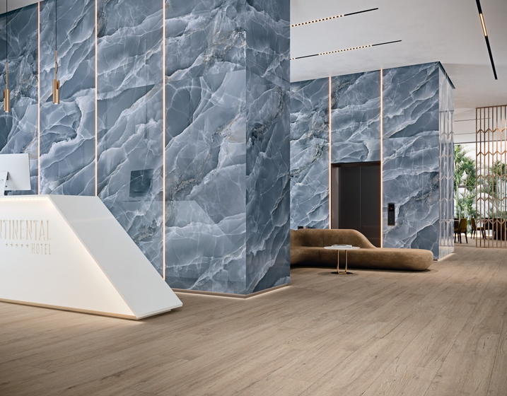 Alaska Negro Pul. керамогранит Coverlam 120х260