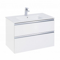 Тумба с раковиной Roca The Gap 80 см, белый глянец (7.8575.5.180.6+ 7.3279.9.C00.0)