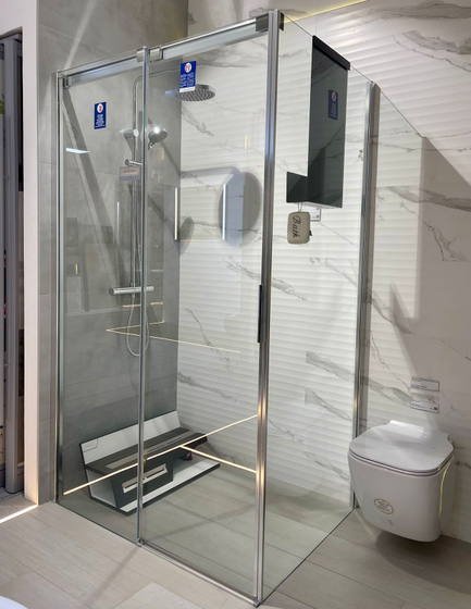 Душевой угол Acqua 5000 (120х90х200) Chrome, Pro Care (QR-ST2WL BM + QR-W2 R BM)