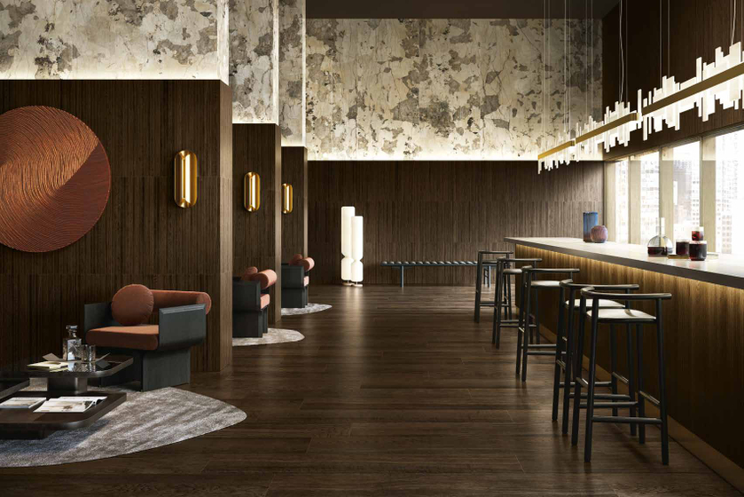 Eternum Mogano керамогранит Italon 20x160