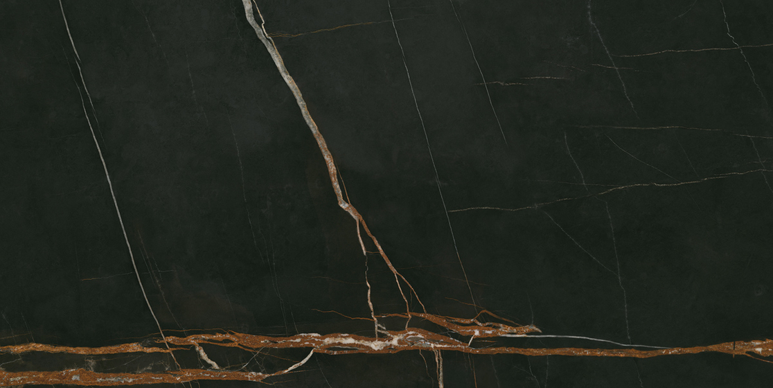 Люссо Неро LLR Легкое лаппатирование 60x120