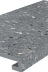 SG632820R/GCF Ступень клееная Терраццо серый темный Kerama Marazzi 33х60