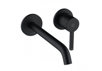 Смеситель для раковины Kludi Nova Fonte Pura, внешняя часть, черный матовый, 22 см, 202453915