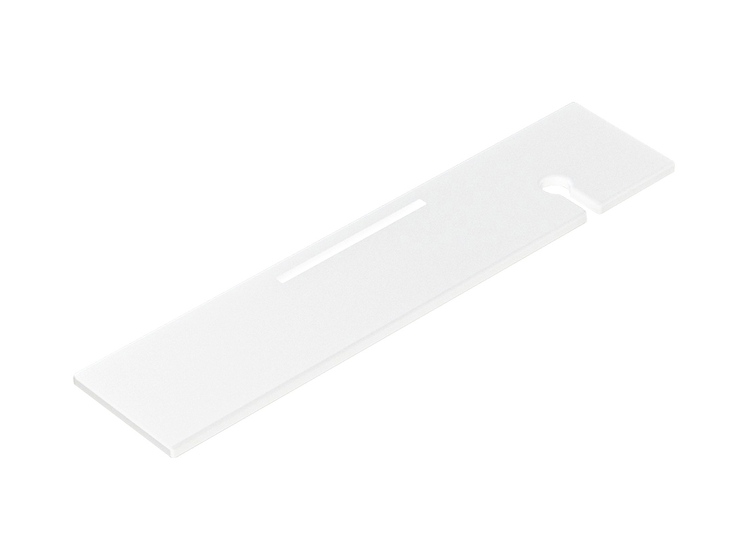 Полка на ванну DA-Rack19 (900х200х20) Solid Surface, белая