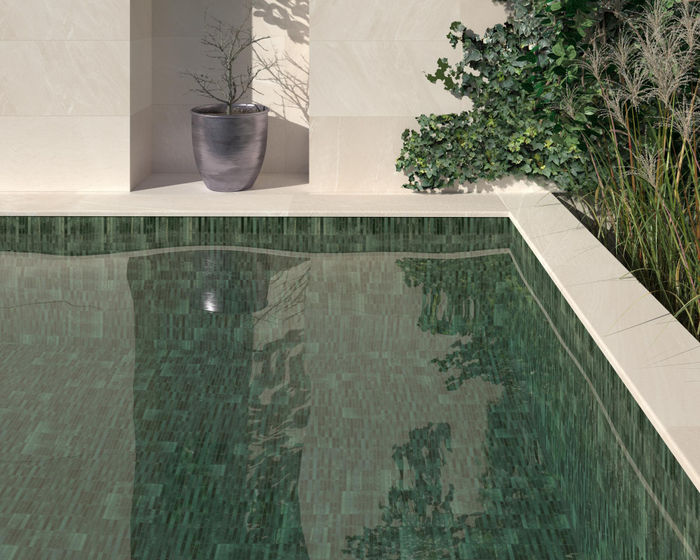 188861 Kit-Kat Mosaic Grass Glossy керамогранит Dune 11,5х23