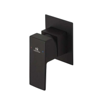 100266837 Noken Square Наружная часть встроенного смесителя для душа, черный