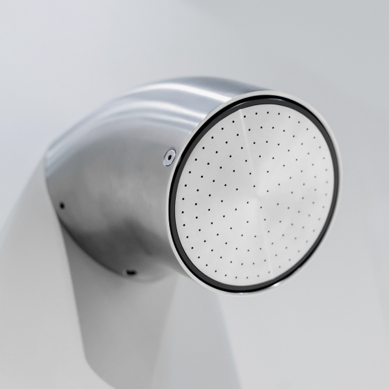 Душевая головка CEA d=100 мм, Rain jet, Stainless steel (FRE150S)