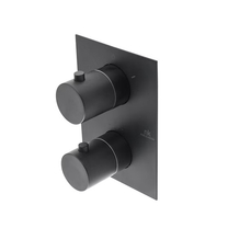 100210638 Noken Urban Наружная часть смесителя с термостатом, черный