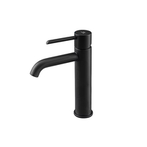 100208355 Noken Round смеситель для раковины, 200 мм, черный