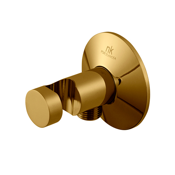 100238776 Noken Lignage Настенный держатель для ручного душа с подводом воды, золото