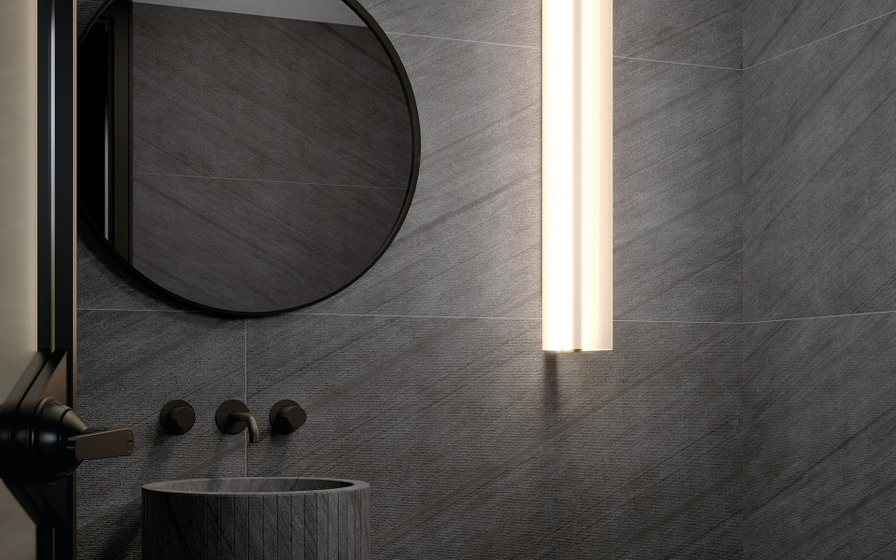 Victorian Stone Baycliff Black Natural Plus керамогранит Iris 60x120