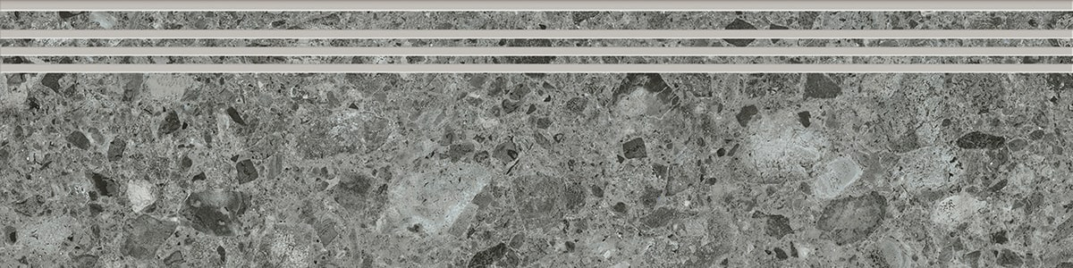 Ступень Стандарт Граните Герда Темно-Серый MR Матовый 30x120