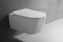 Унитаз Antonio Lupi Komodo подвесной, безободковый,Satin White Ceramic, сиденье микролифт (KOMODO3)