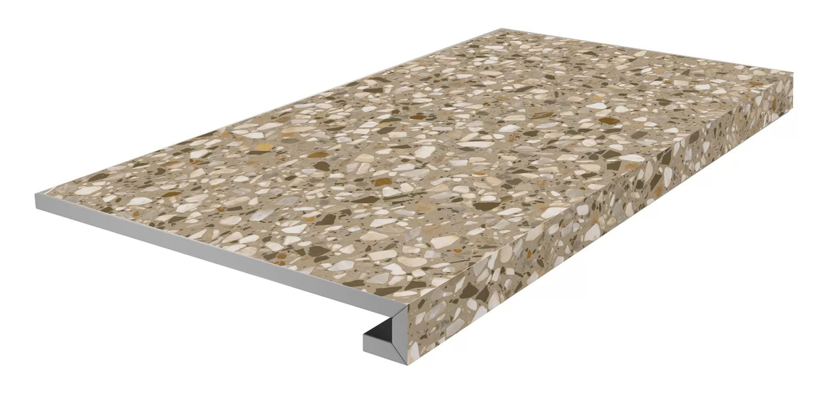 KM6060G0041RGCF Ступень клееная фронтальная Бричиола беж.  матовый Kerama Marazzi 33х60