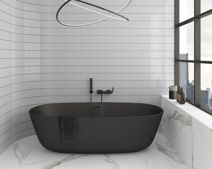 188862 Kit-Kat Mosaic Snow Glossy  керамогранит Dune 11,5х23