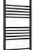 Полотенцесушитель Богема 3.0 1200х500 прямой, тэн правый, Черный матовый, 31-5805-1250