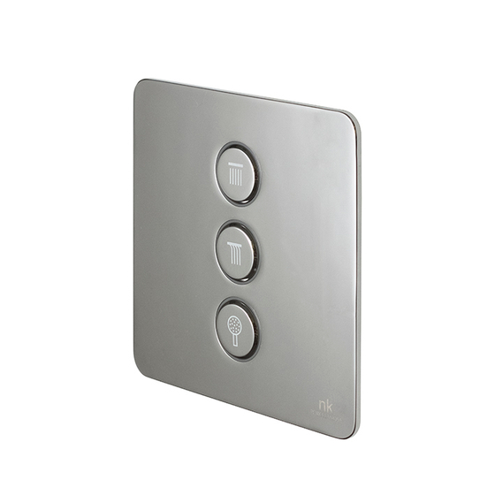 100243838 Noken Touch&Feel Переключатель на 3 выхода, хром