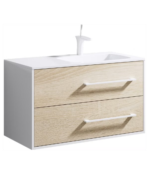 Тумба Майами Т9 подвесная с раковиной 900 мм (чаша справа) Mai.01.09/R