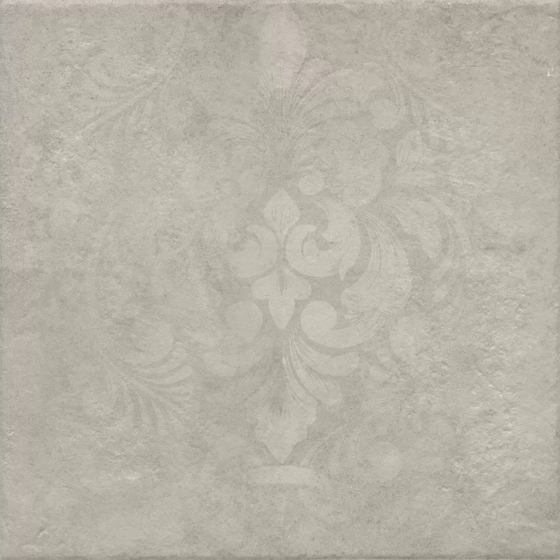 KM4040G0061N Хадду серый светлый матовый декорированный Kerama Marazzi 40.2x40.2