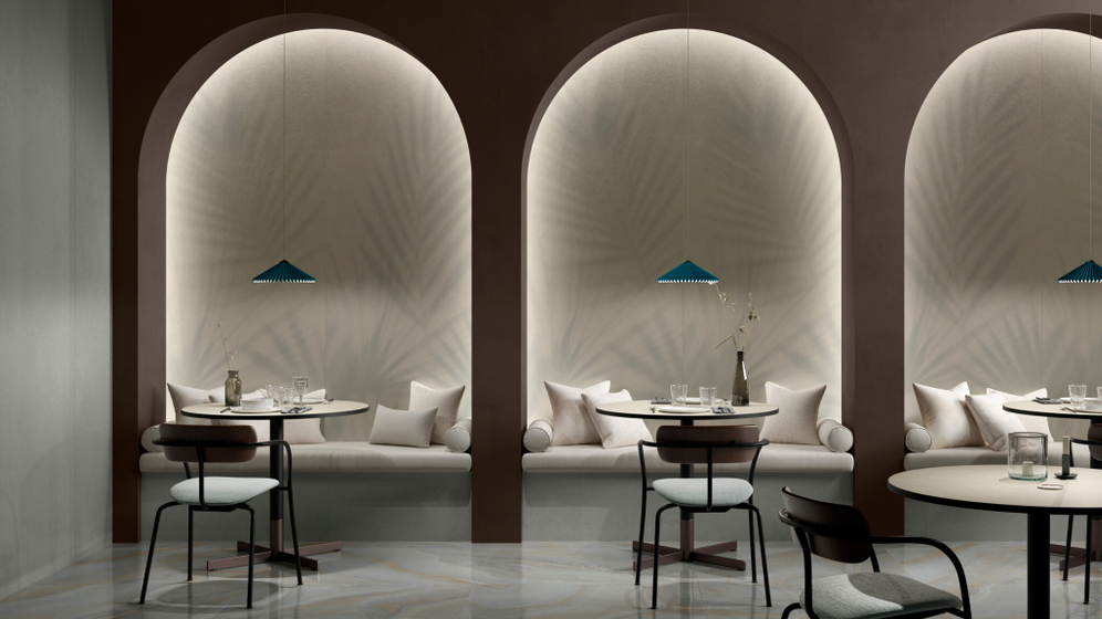 Gemini Flora Luce керамогранит 2 мм Laminam 100х300