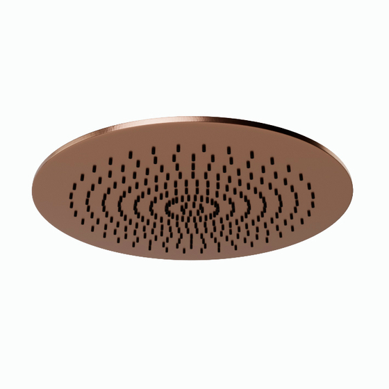 100280685 Noken Rondo Верхний душ с шаровым соединением, Ø-30 см, брашированная медь