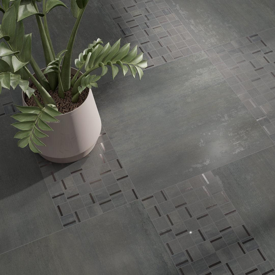 SG640520/MM Декор Гварди 2 мозаичный антрацит матовый обрезной Kerama Marazzi 30x30