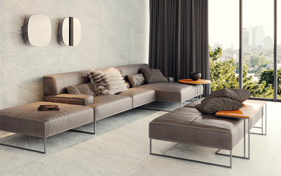 Theke Quarzite Snow Nat. керамогранит  Iris 120x120