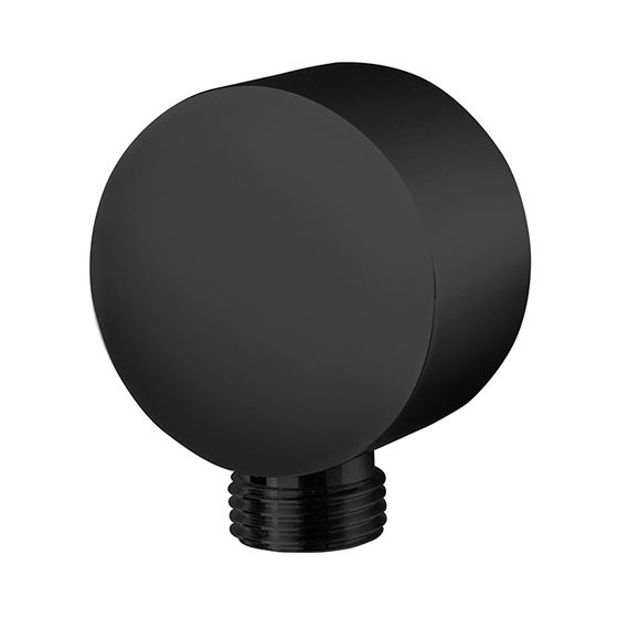 100213267 Noken Liberty Подвод воды настенный, для гибкого шланга, без держателя, черный