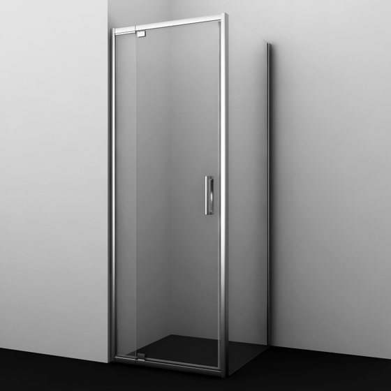 Душевой угол Wasserkraft Berkel 48P19, 100x100x200 см, 6 мм, серебристый профиль