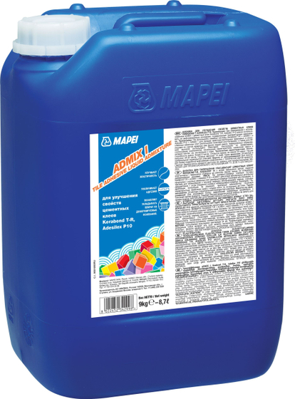 Admix I, 4.5кг (Isolastic) - Латексная добавка в клей, улучшающая адгезию и эластичность