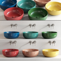 Раковина Cielo Era Small, арт BAERA40 цвет Corallo, d=400 мм