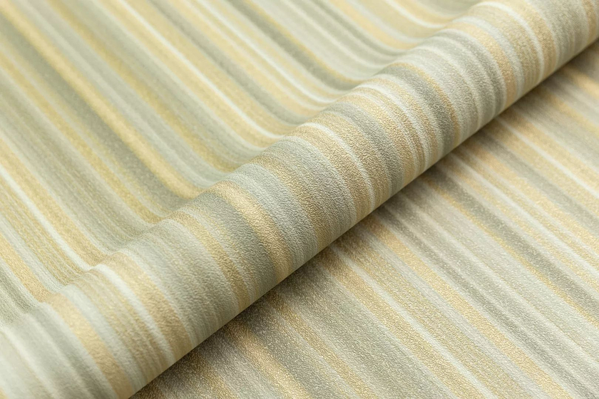 KM8314 Обои виниловые на флизелиновой основе Фреш мотив, зеленый полоса Kerama Marazzi
