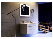 Тумба с раковиной Roca The Gap 80 см, городской дуб 2 ящика (A857399402+732799C000)