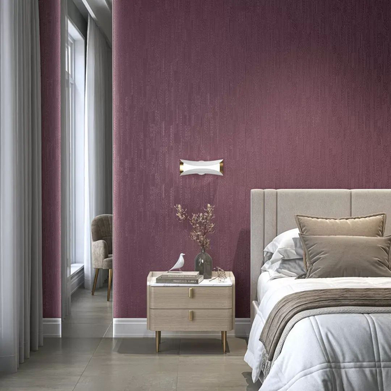 KM8206 Обои виниловые Ажур база универсальная, бордовый Kerama Marazzi