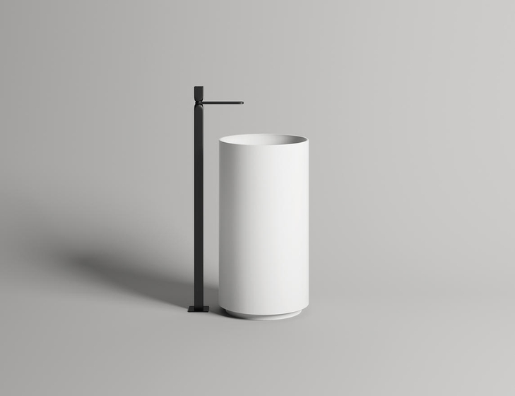 Раковина напольная Armonia 01 Solix, 450х450х820, белая, 130111SM