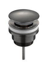 Донный клапан для раковины JTP Brushed Black, WJ 301047B BBL