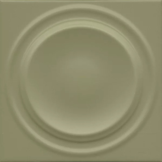 OBE005 Декор Аква Альта 2 зеленый матовый структура 20х20х0,95 Kerama Marazzi 20x20