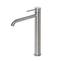 100283299 Noken Round Inox Смеситель для раковины высокий, полированная нержавеющая сталь