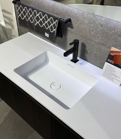 Комплект мебели Salini Domino, 120 см, шпон Дуб мореный Onda Plus, внутренний разделитель + подсветка