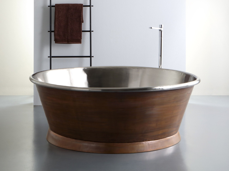 Ванна Circle Blue Provance d=160, медь