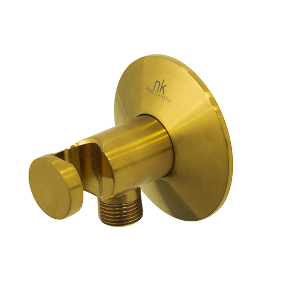 100299401 Noken Lignage Настенный держатель для ручного душа с подводом воды, матовое золото