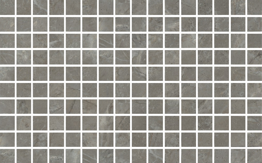 MM6434  Декор Кантата  мозаичный серый глянцевый Kerama Marazzi 25x40