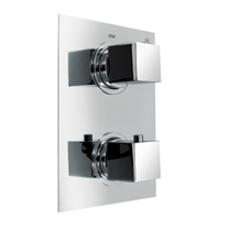 100063404 Noken Square Смеситель с термостатом на 2 выхода, хром