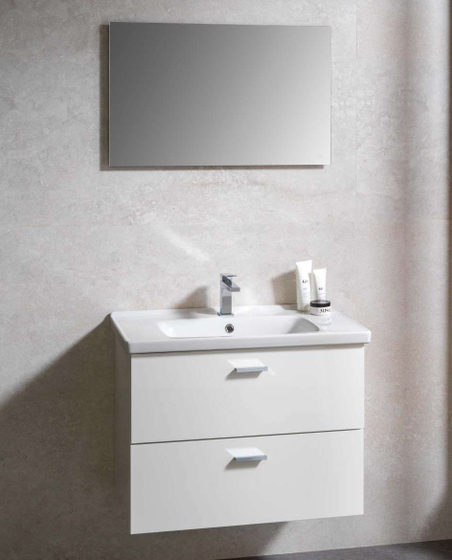 Комплект мебели Pack 100334874 NK Concept 80 см.(тумба+раковина+зеркало+смеситель+сифон+донный клапан)