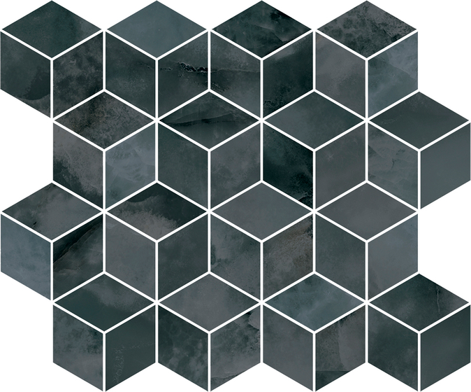 ТО17/14024 Декор Джардини сер. темный  мозаичный Kerama Marazzi 45х37,5